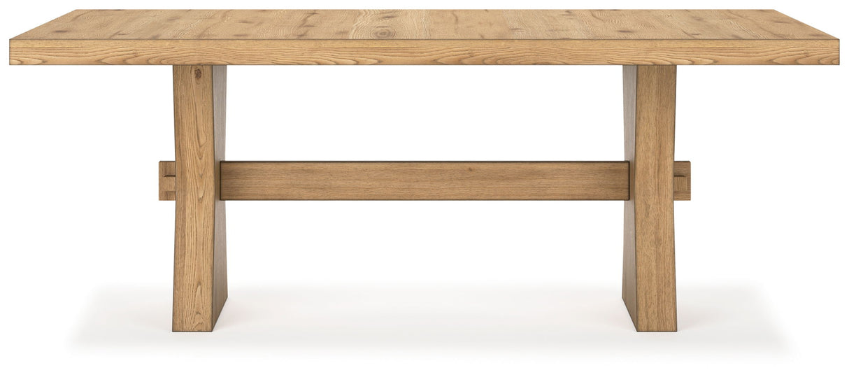 Galliden - Rectangular Dining Room Table - Light Brown