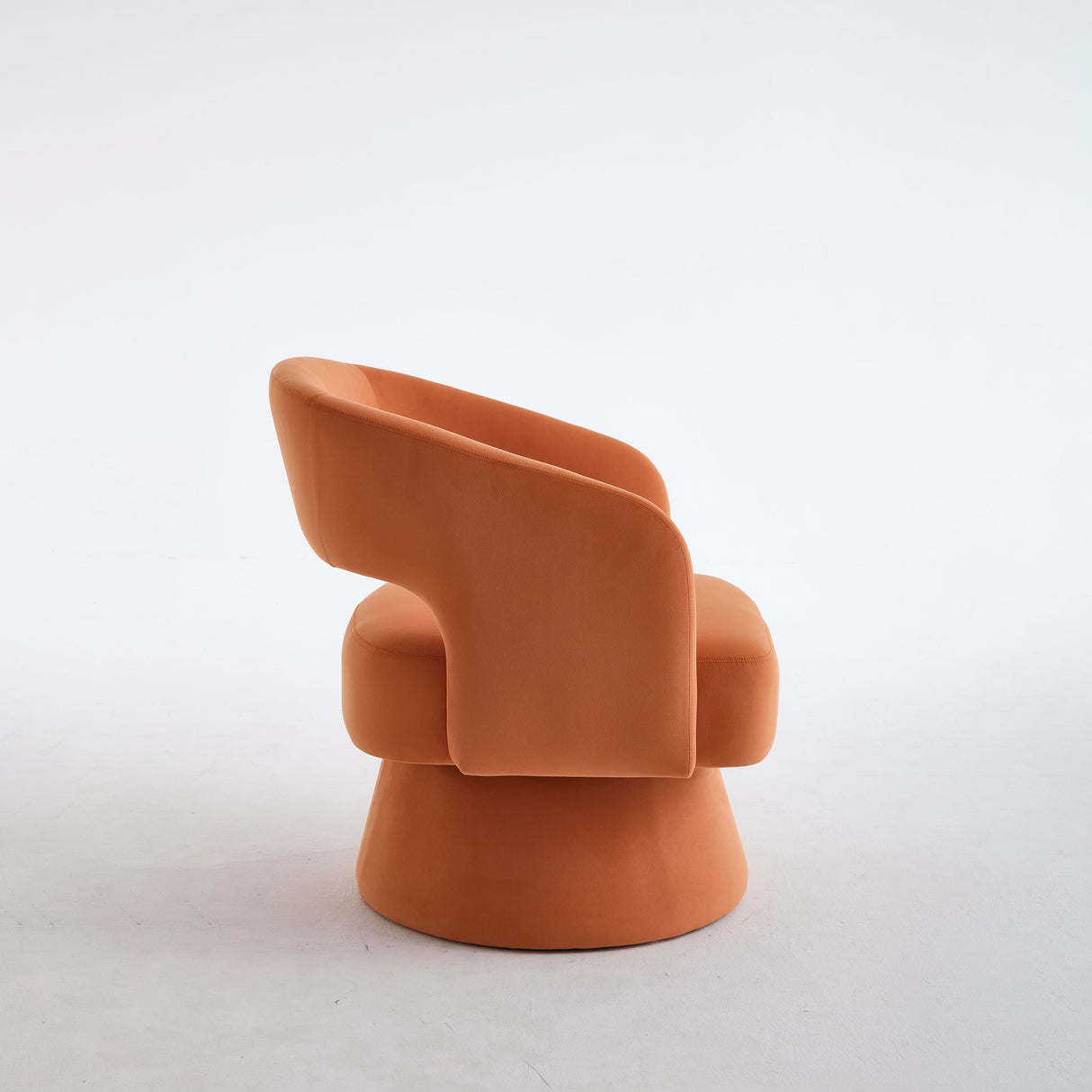 Swivel Barrel Chair With 360 Degree Rotation