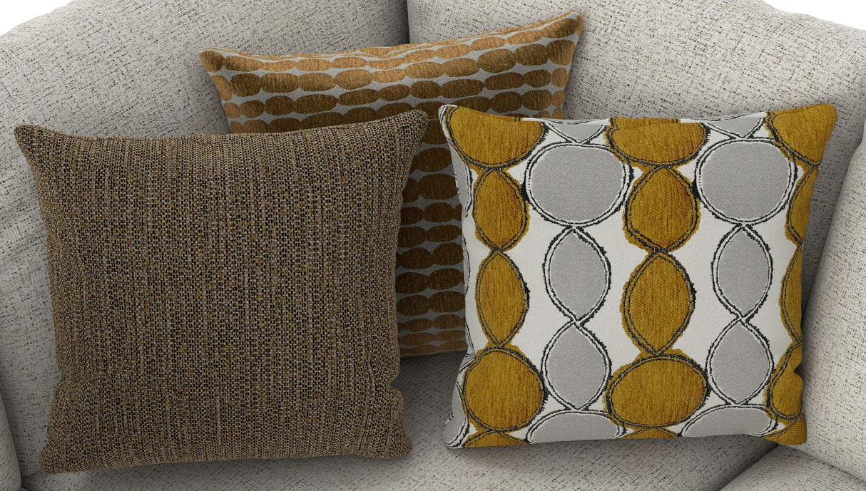 Tori - Sectional With Comfort Coil Seating, Cocktail Ottoman And Accent Pillows Included