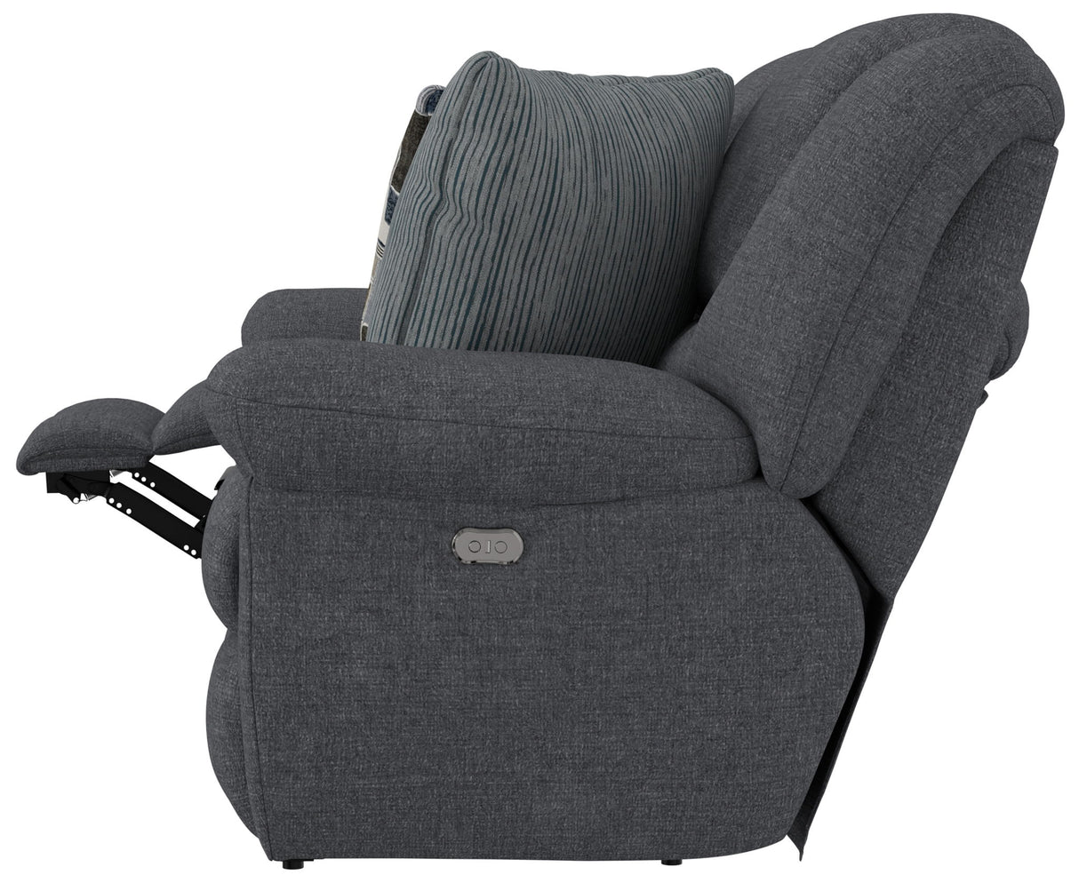 Trifecta - Sofa With 3 Recliners and Drop Down Table