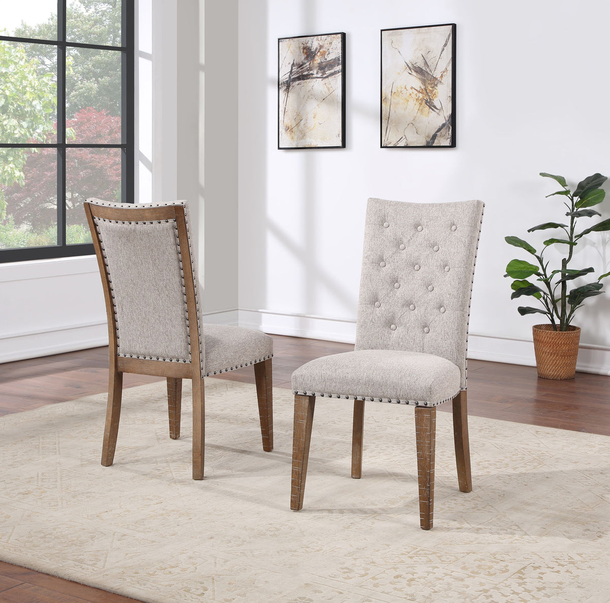 Riverdale - Side Chair - Oatmeal