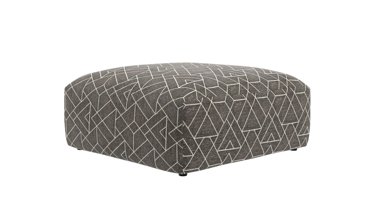 Reddington - Cocktail Ottoman - Umber