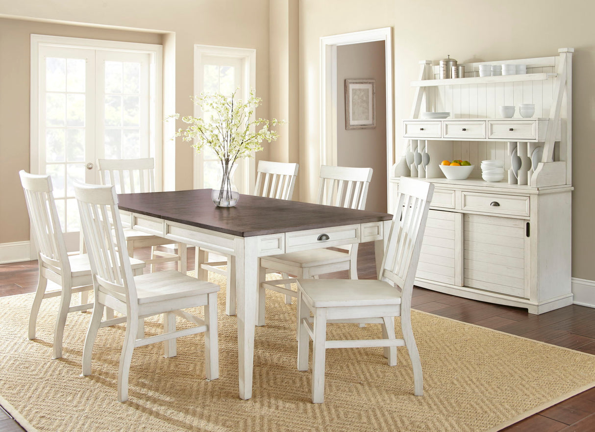Cayla - Dining Set With Two Tone Table