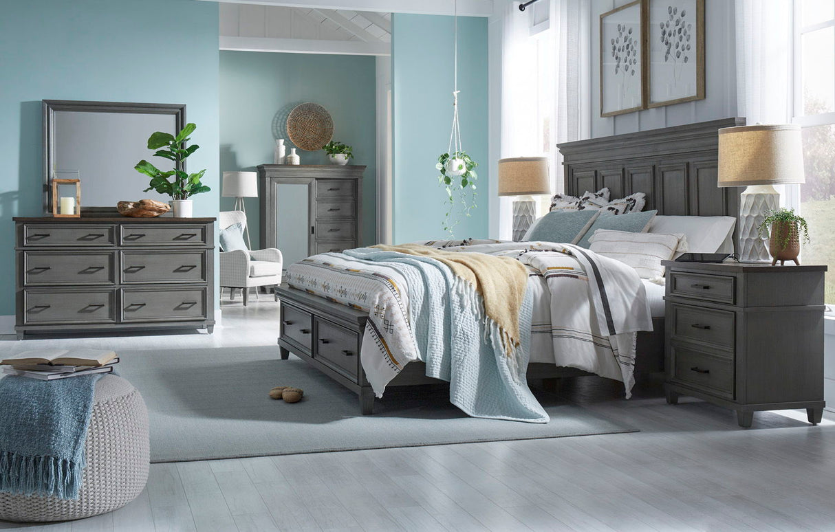 King Panel Bed