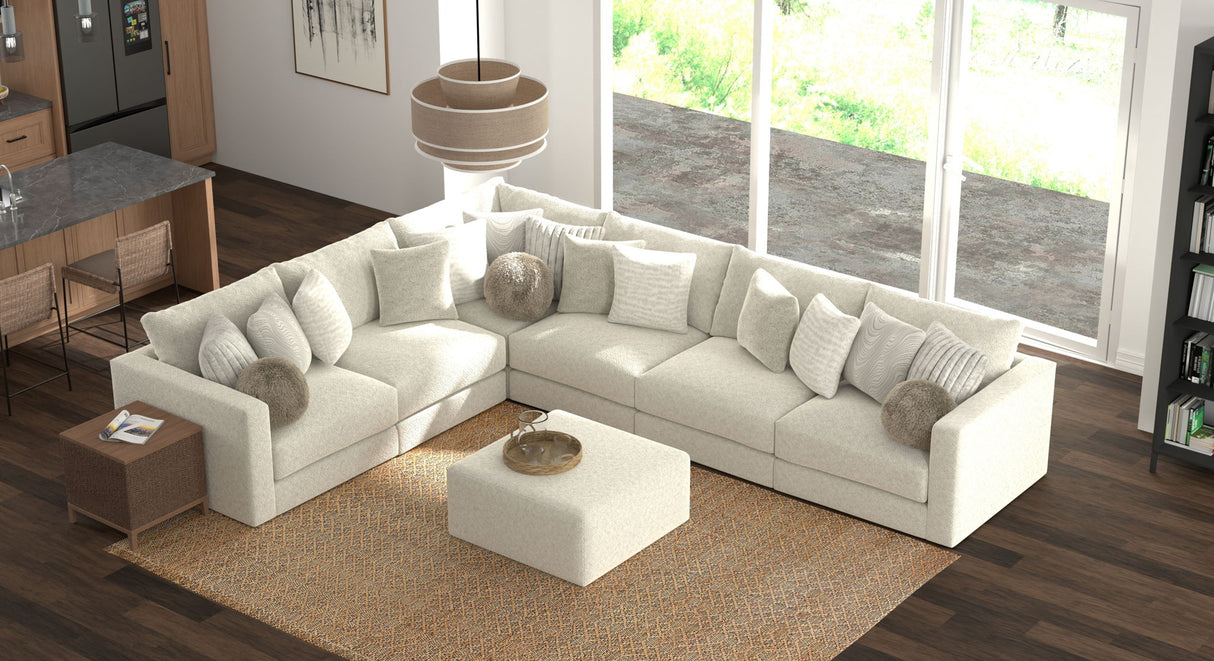 Ritzy - Modular Sofa And Included Cocktail Ottoman
