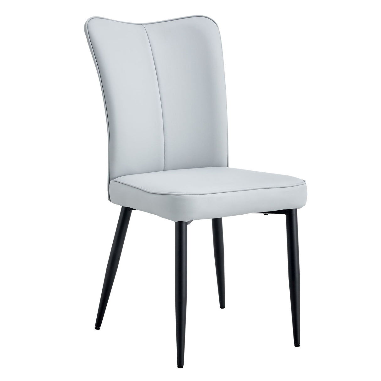 Modern Minimalist Dining Chairs With Metal Legs