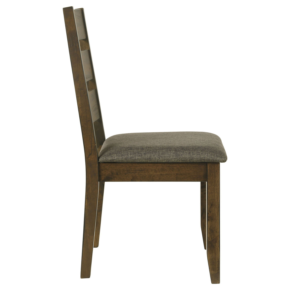 Dining Chair With Ladder Back Design (Set of 2) - Brown