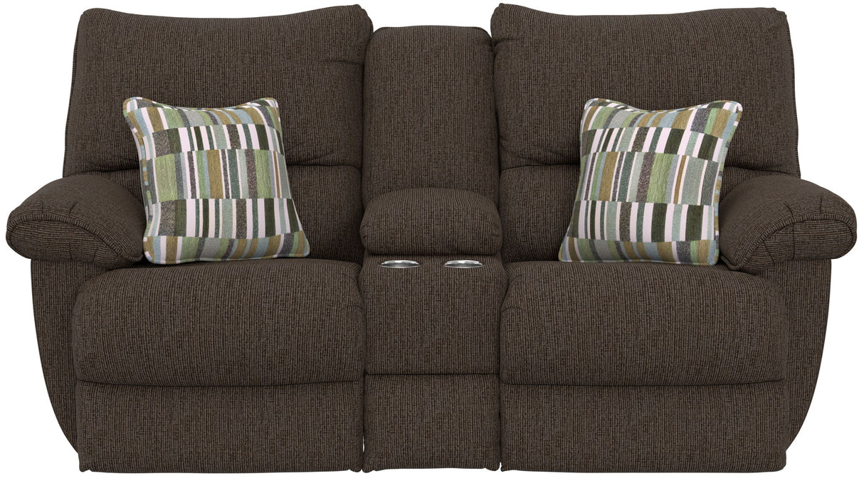 Lenny - Power Lay Flat Reclining Console Loveseat