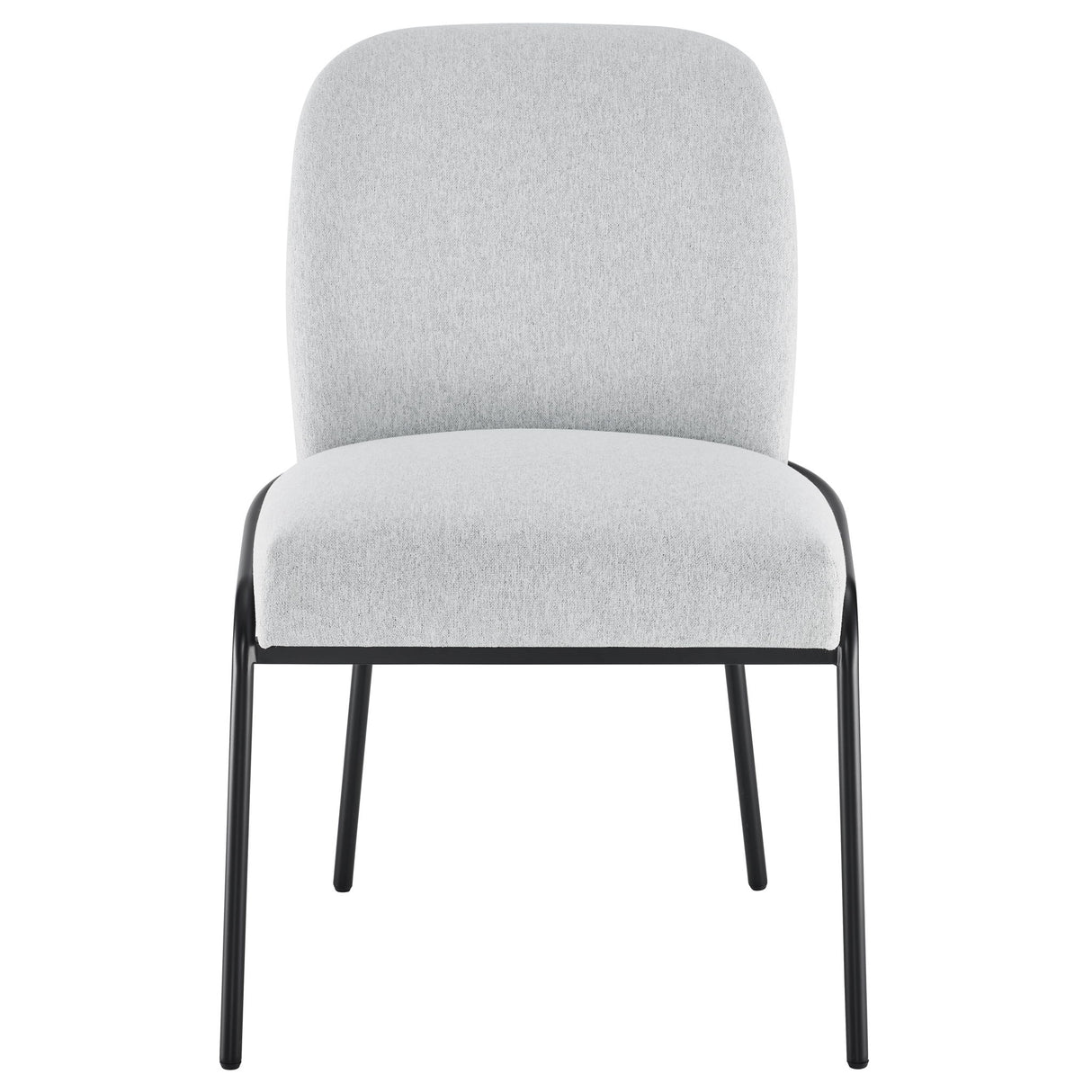 Conrad - Leg Side Chair - Black / Gray