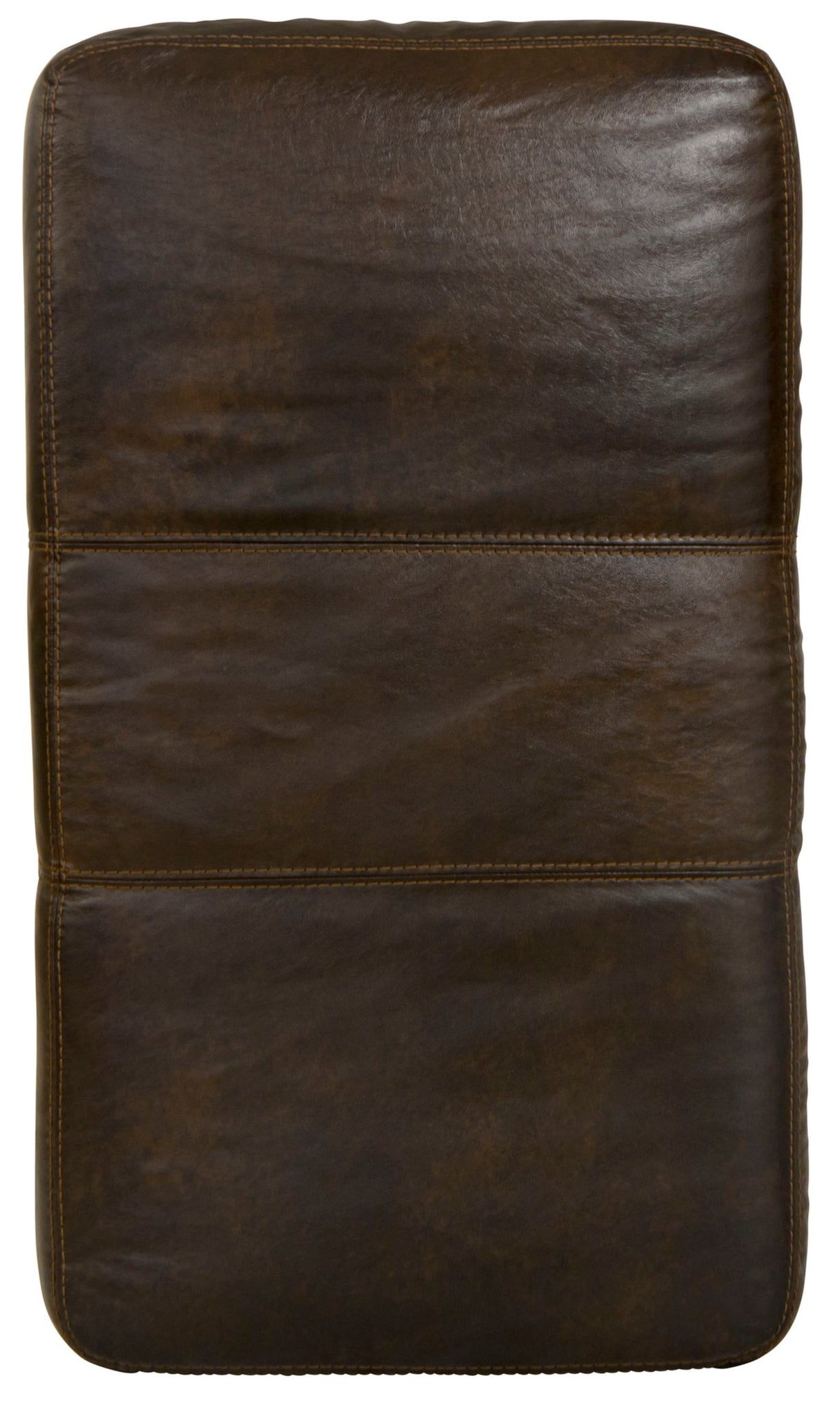 Pavia - Top Grain Italian Leather Match Ottoman - Cocoa