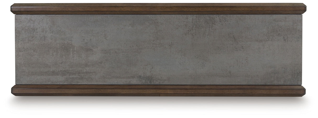 Kallenny - Sofa Table - Brown / Gray