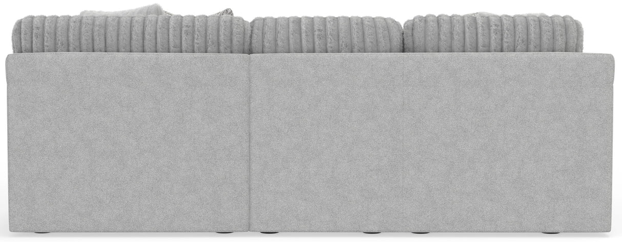 Logan - Upholstered Sectional With Comfort Coil Seating And Accent Pillows Included