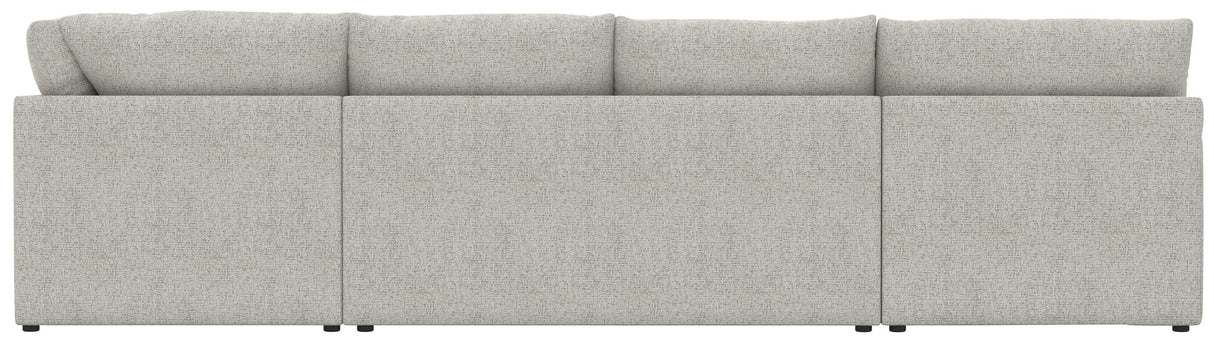 Tori - Sectional With Comfort Coil Seating And Accent Pillows Included