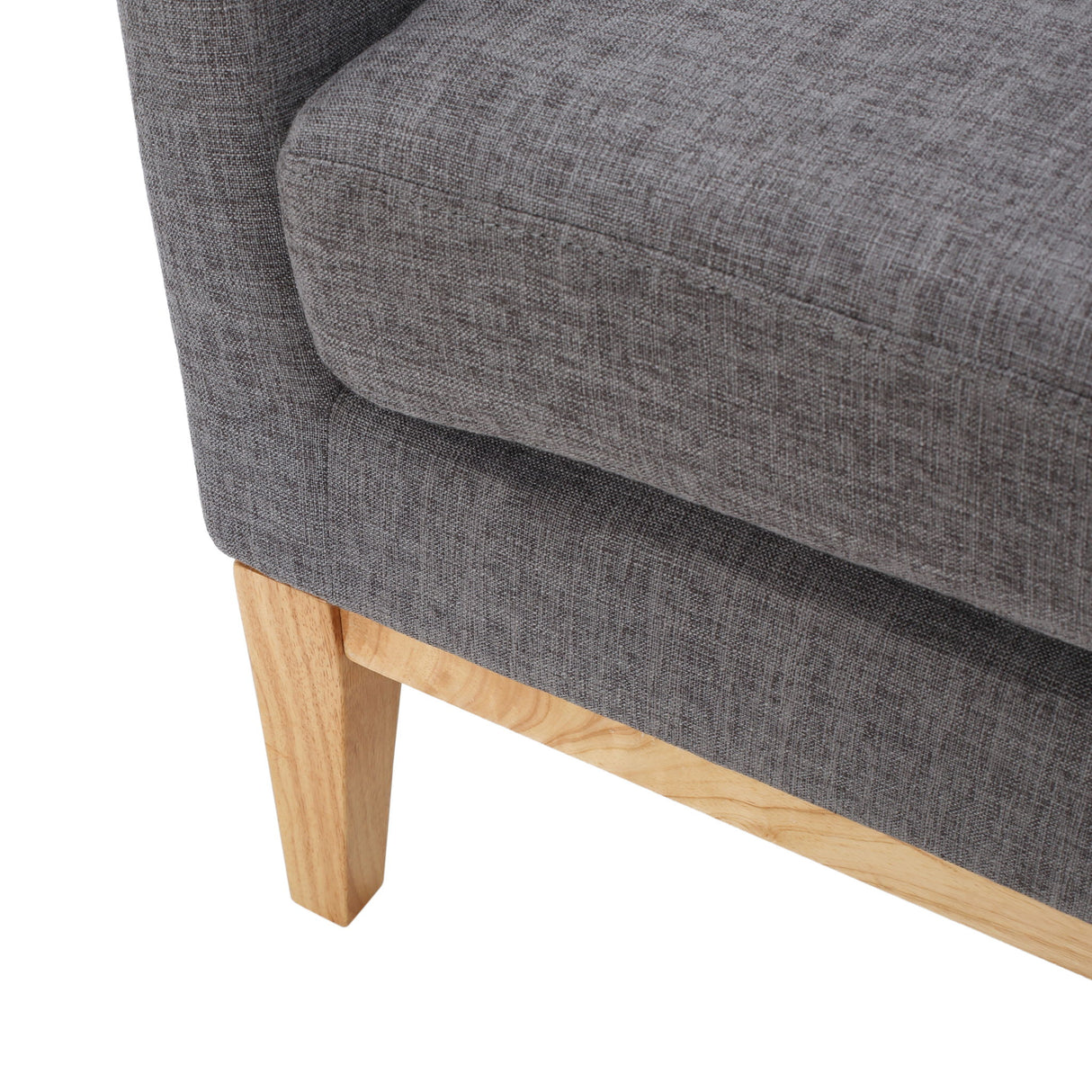 Modern Accent Chair With Padded Cushion Seat