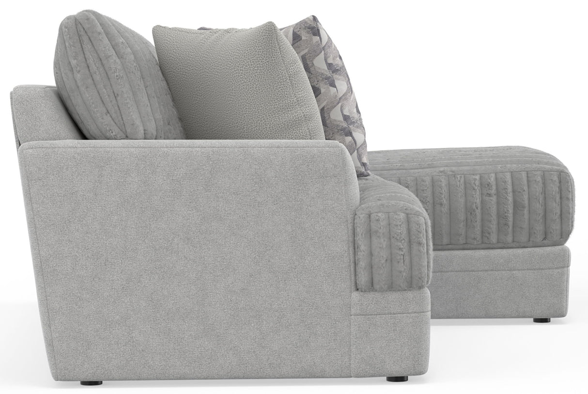 Titan - Sectional With Comfort Coil Seating And Accent Pillows Included