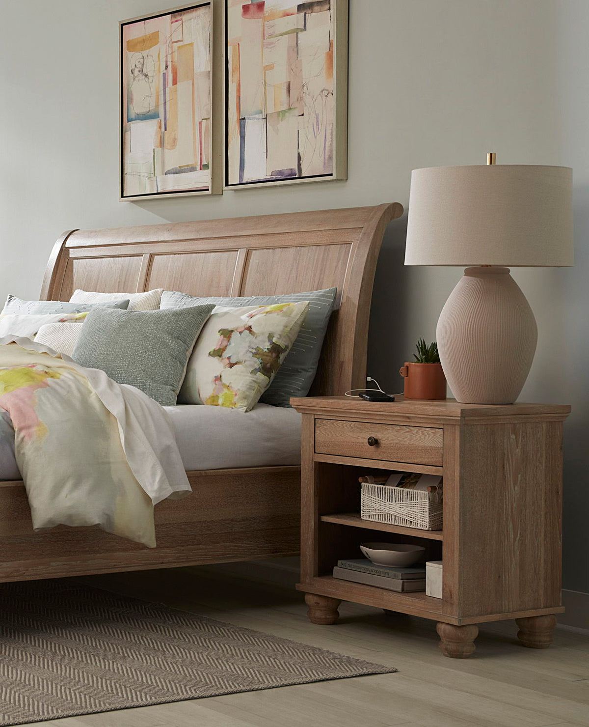 Cambridge - 1 Drawer Nightstand