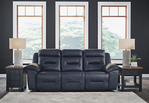 Heritage Reclining Sofa Leather