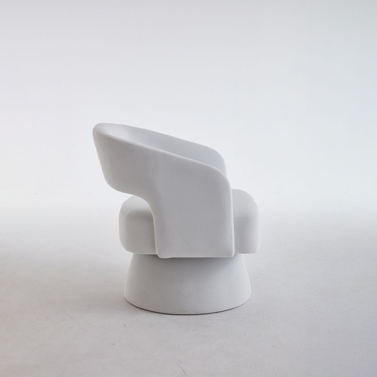 Swivel Barrel Chair With 360 Degree Rotation