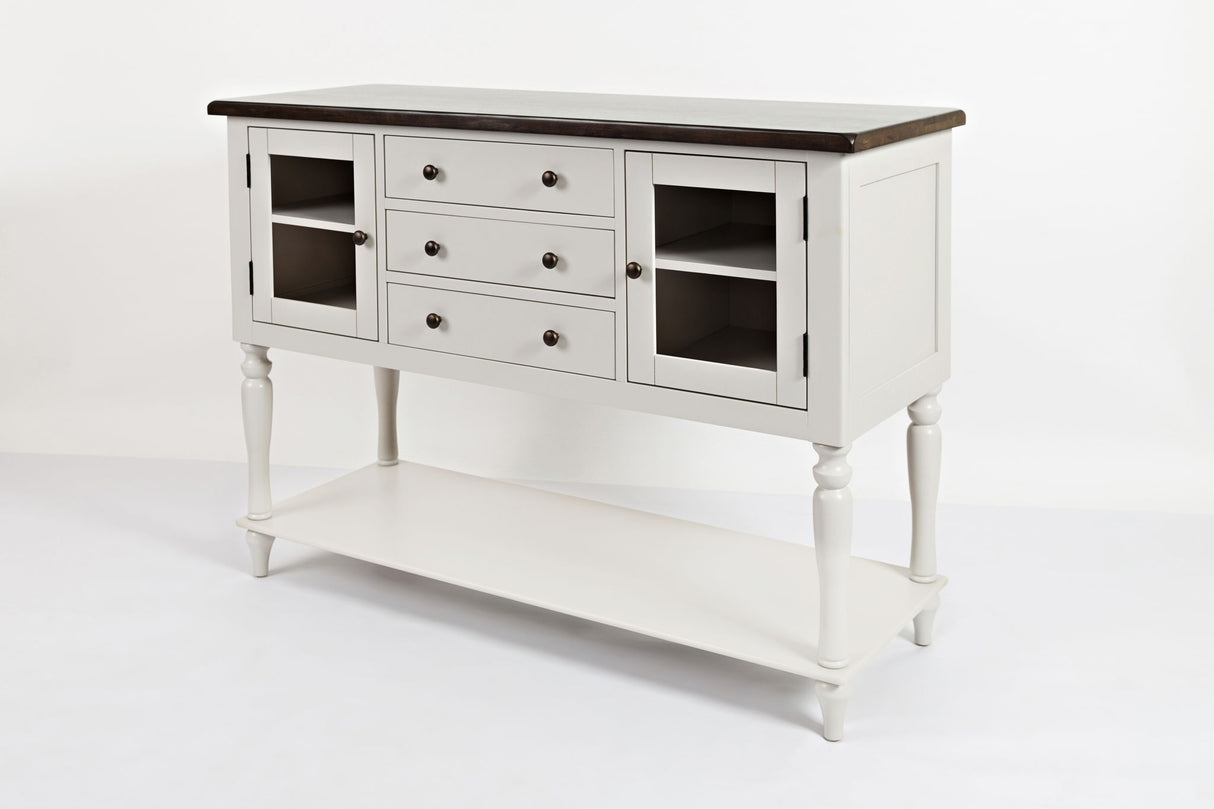 Orchard Park - Server - Soft Gray / Dark Brown