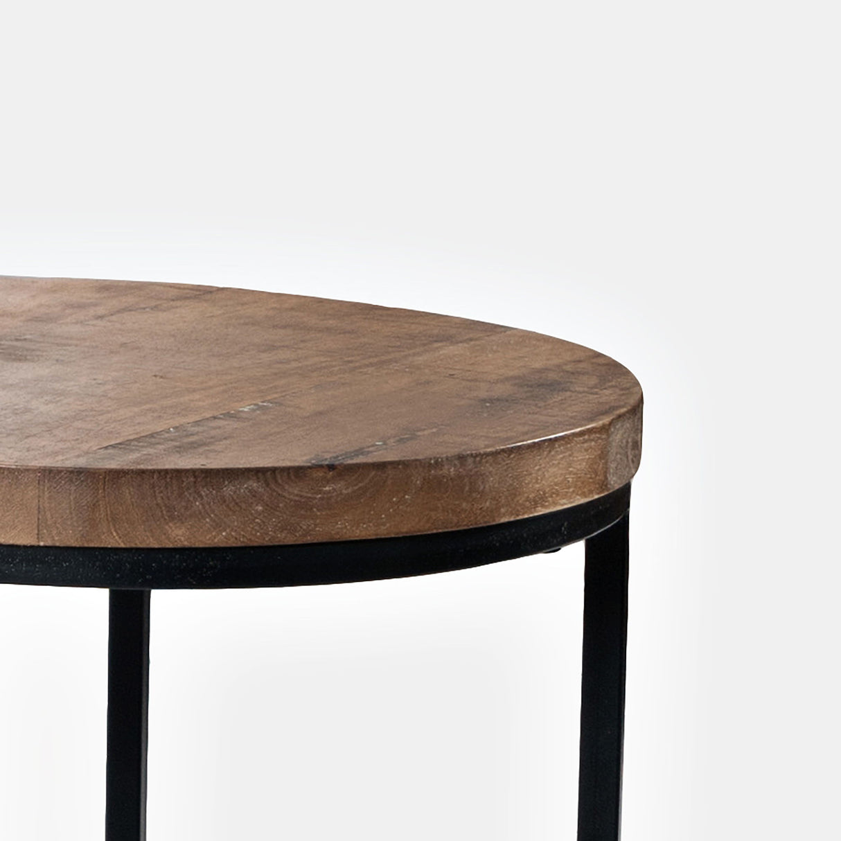 Global Archive - Warner Round Nesting Tables - Rustic Brown
