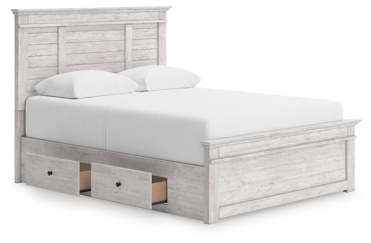 Makidern - Panel Storage Bed