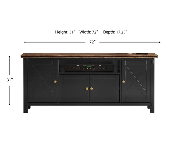 Stormy Ridge Occasional 72In Media Console