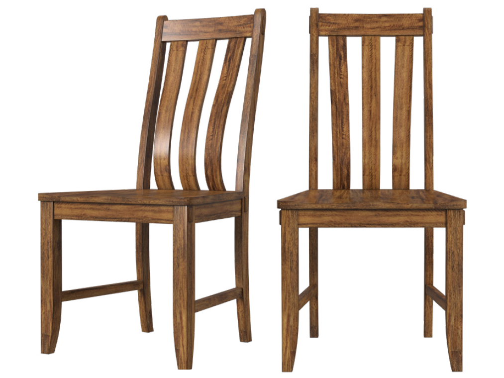 Silverdale Dining Slatback Chair Wood Seat