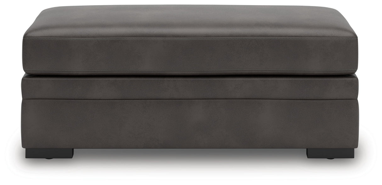 Lofton-Pike - Oversized Accent Ottoman - Shadow