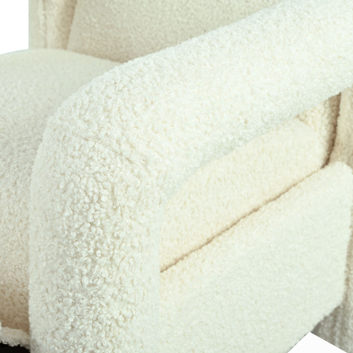 Push Back Recliner Armchair Upholstered Recliner Chair Single Sofa With Adjustable Backrest