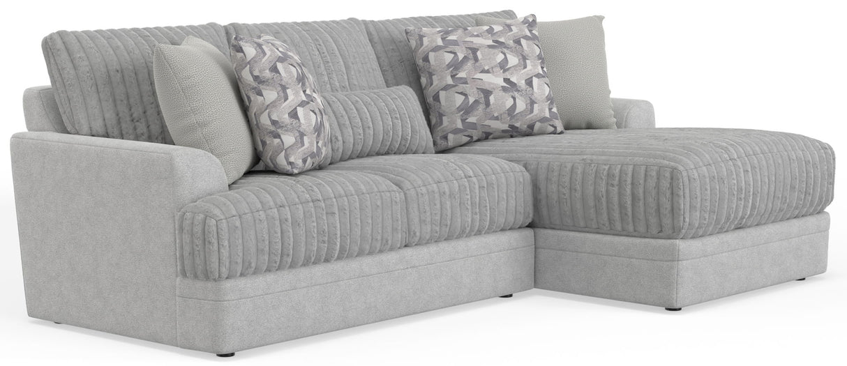 Titan - Sectional With Comfort Coil Seating And Accent Pillows Included