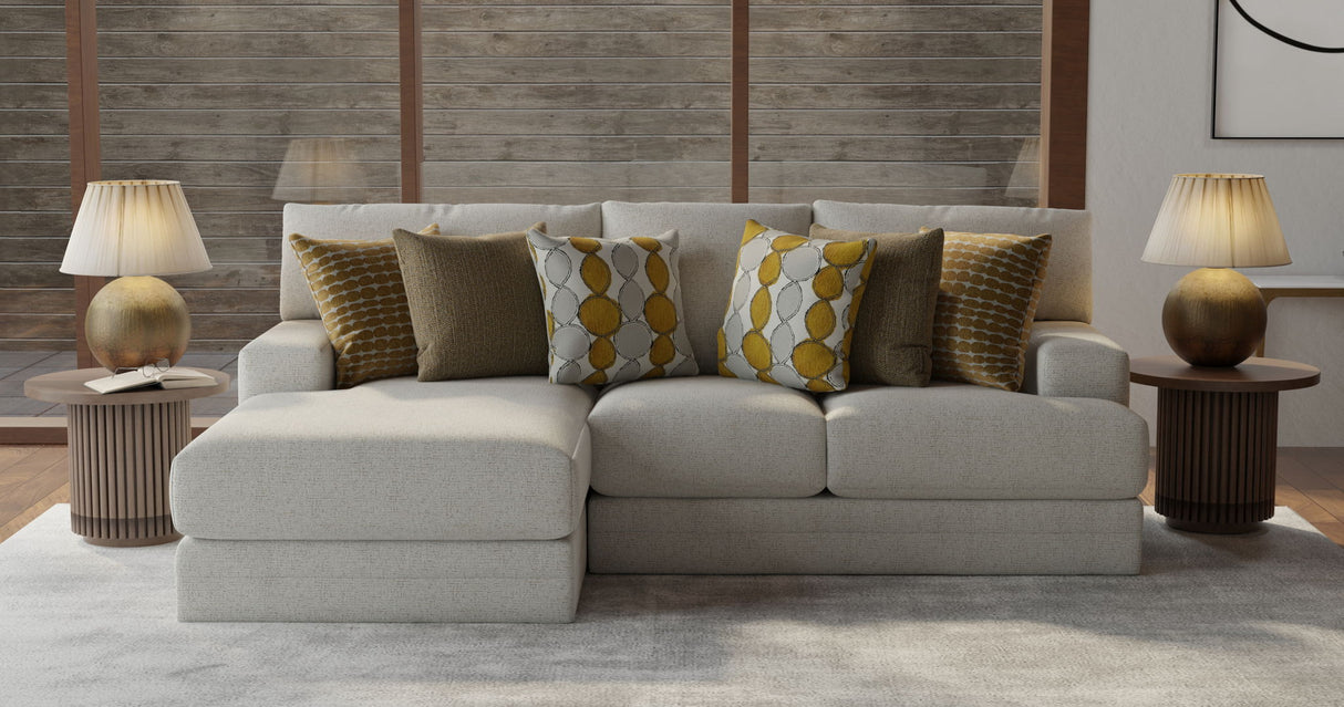 Tori - Sectional With Comfort Coil Seating And Accent Pillows Included