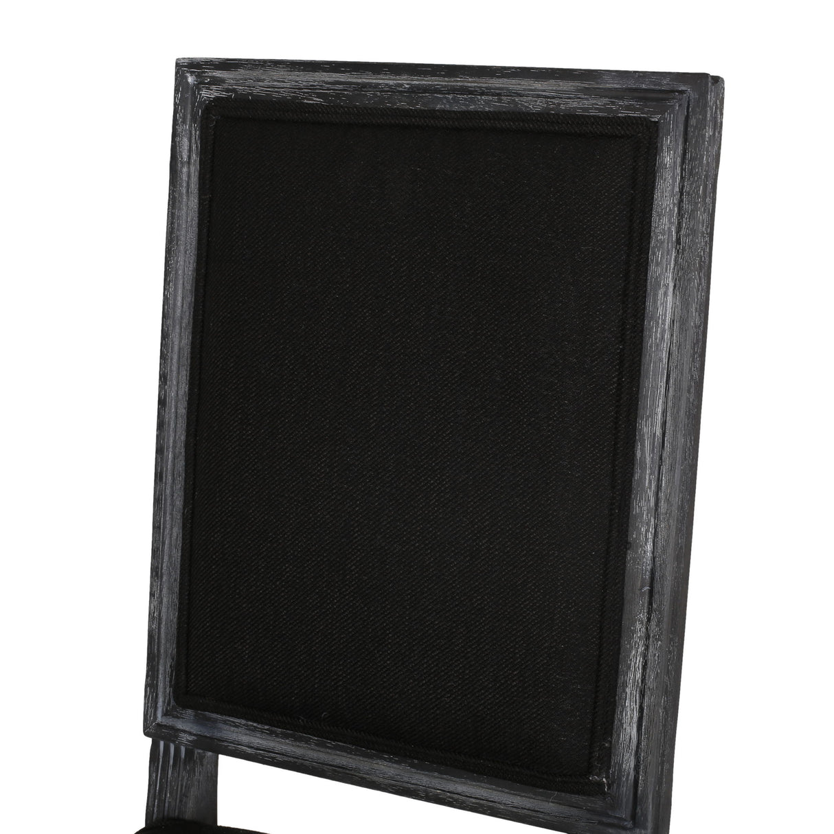 French Country Style Dining Chair With Upholstered Seating And Fluted Legs