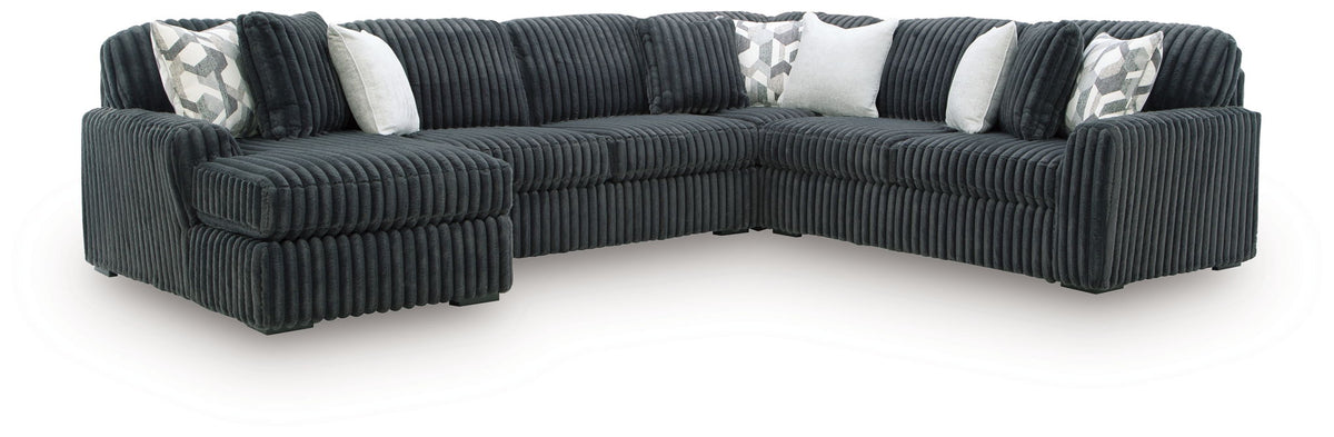Midnight-Madness - 4 Piece Sectional