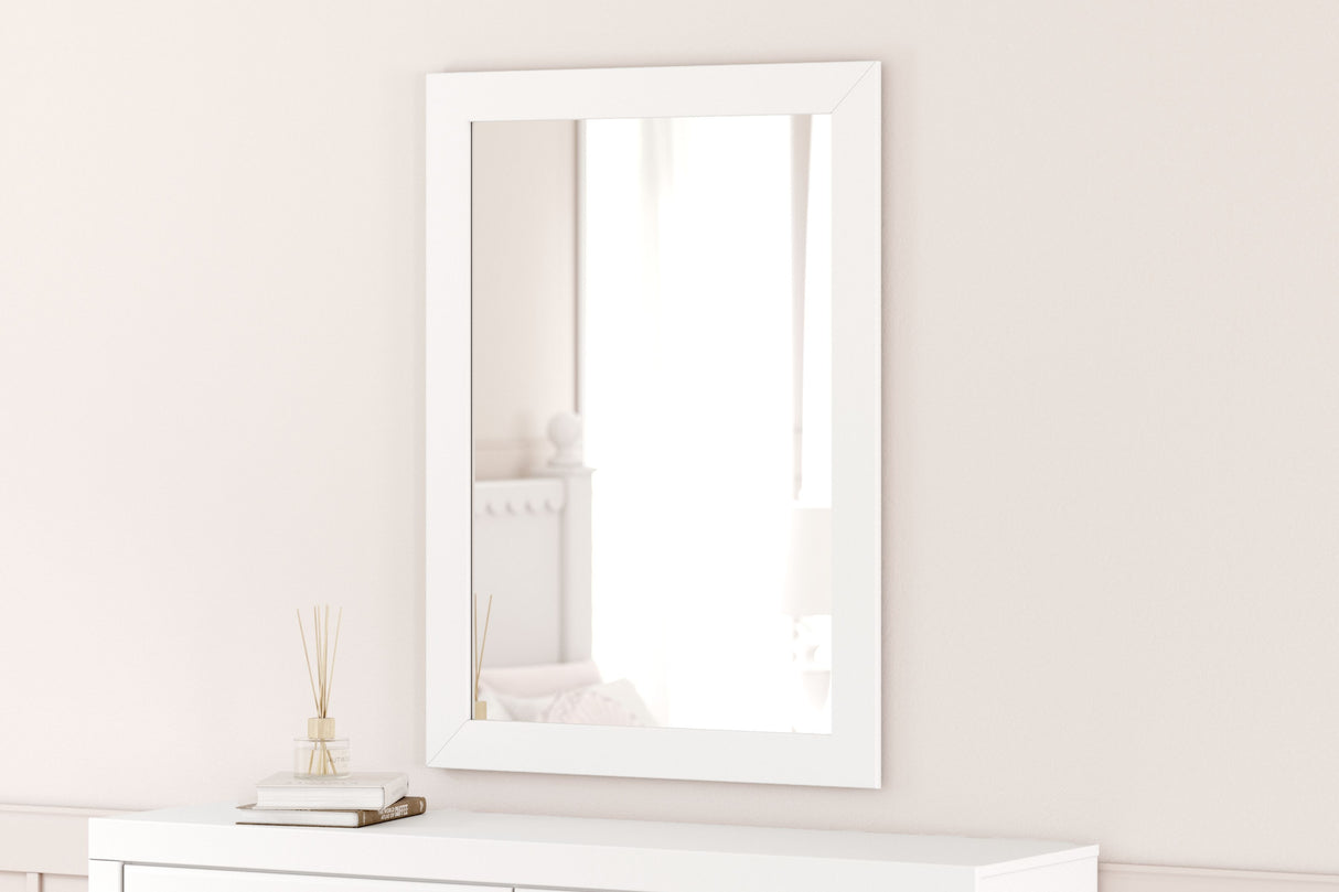 Mollviney - Bedroom Mirror - White