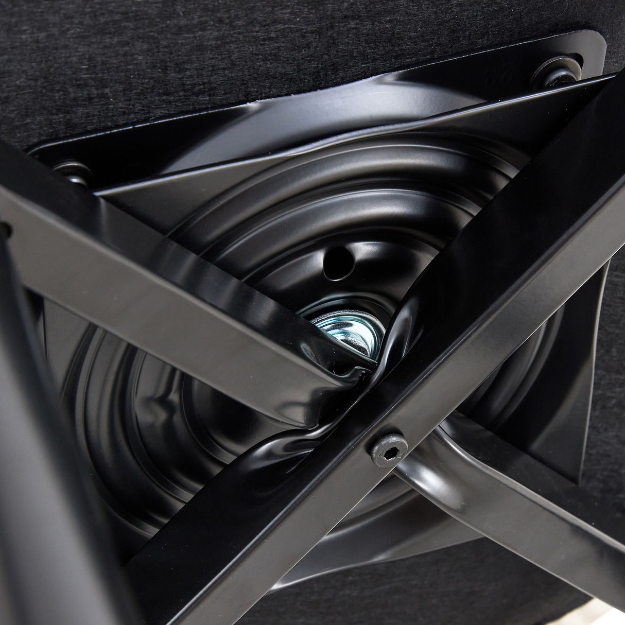 Modern Upholstered 360° Rotatable Bar Chair With Metal Legs For Dining Room (Set of 2)