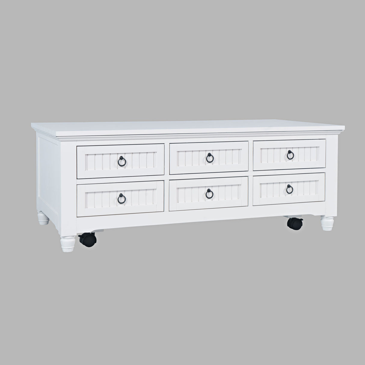Westport - Castered Leg Coffee Table - White