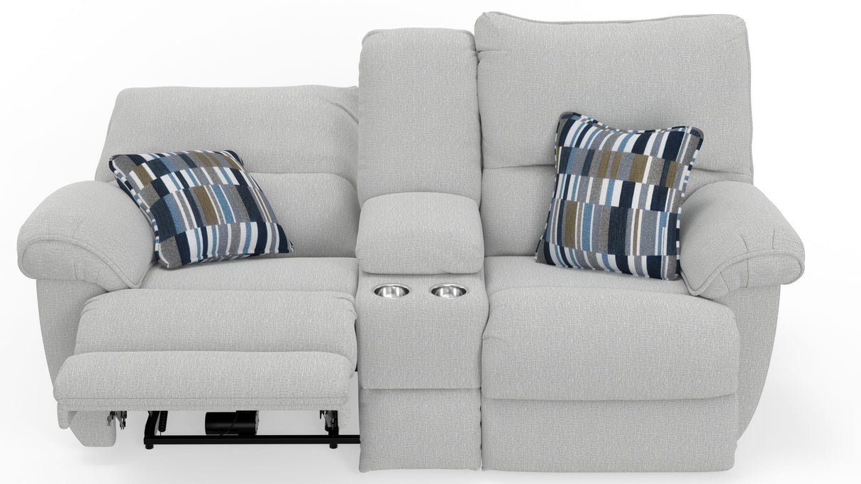 Lenny - Power Lay Flat Reclining Console Loveseat