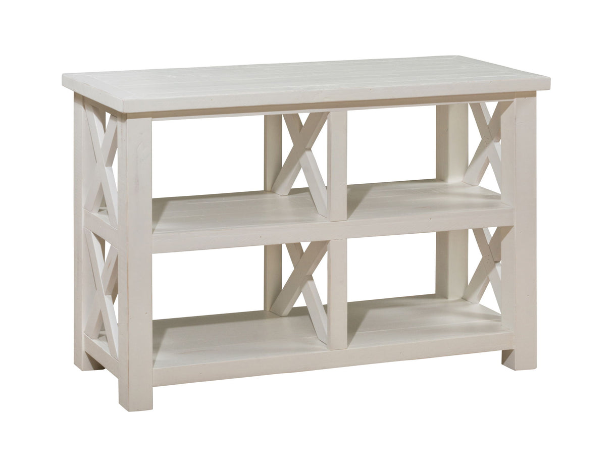 Madaket - Sofa Console - Distressed Off-White