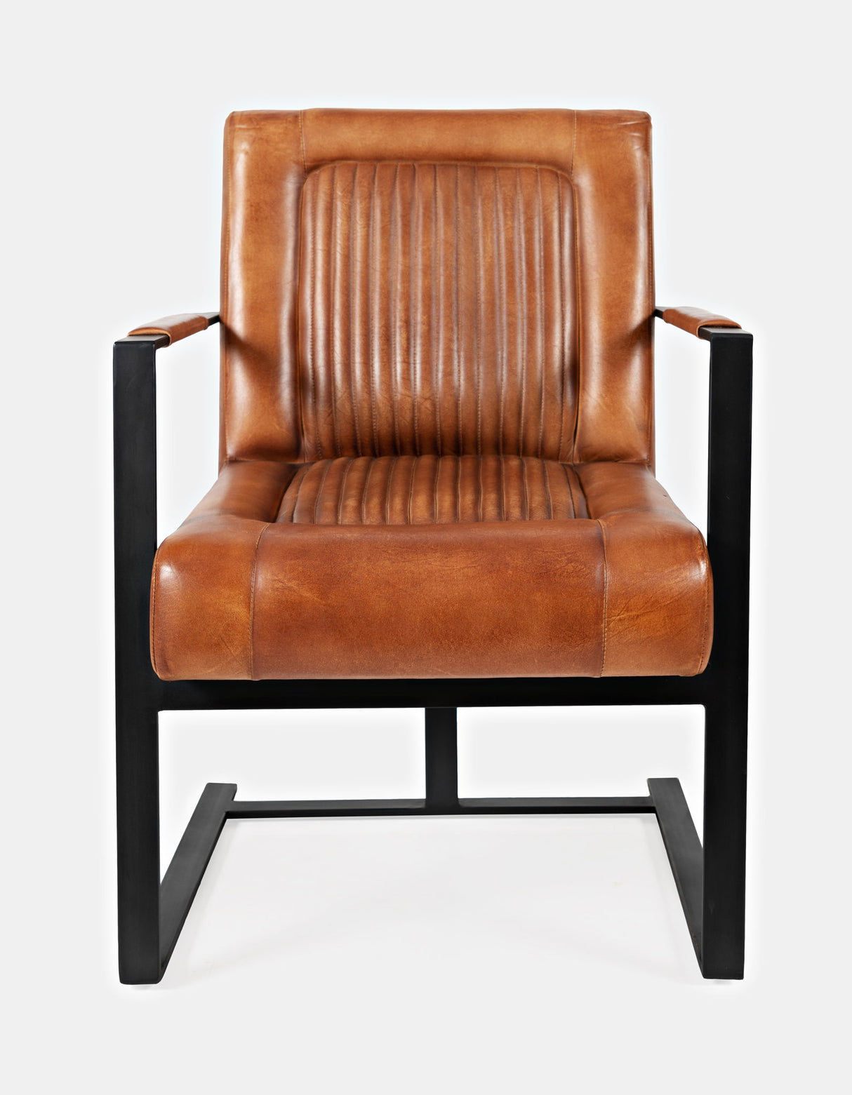 Global Archive - Maguire Genuine Leather Sled Chair