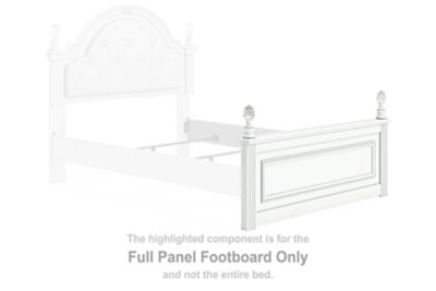 Kozlani - Full Panel Footboard - White