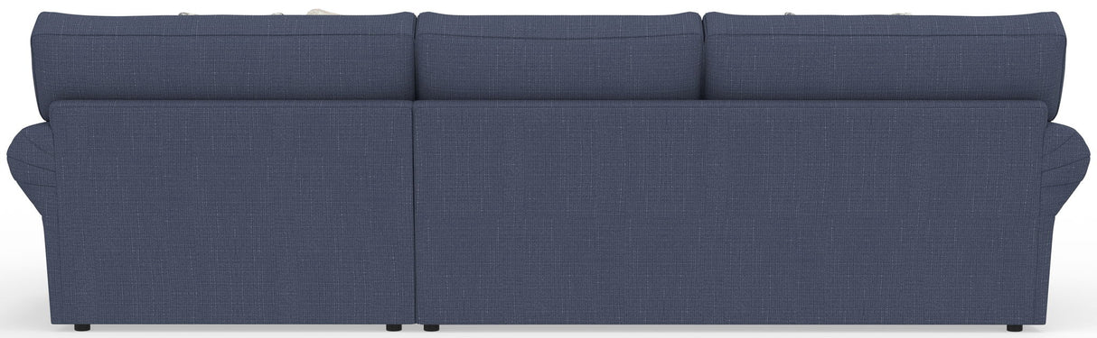 Cape May - Sofa Chaise With Comfort Coil Seating And 5 Accent Pillows Included