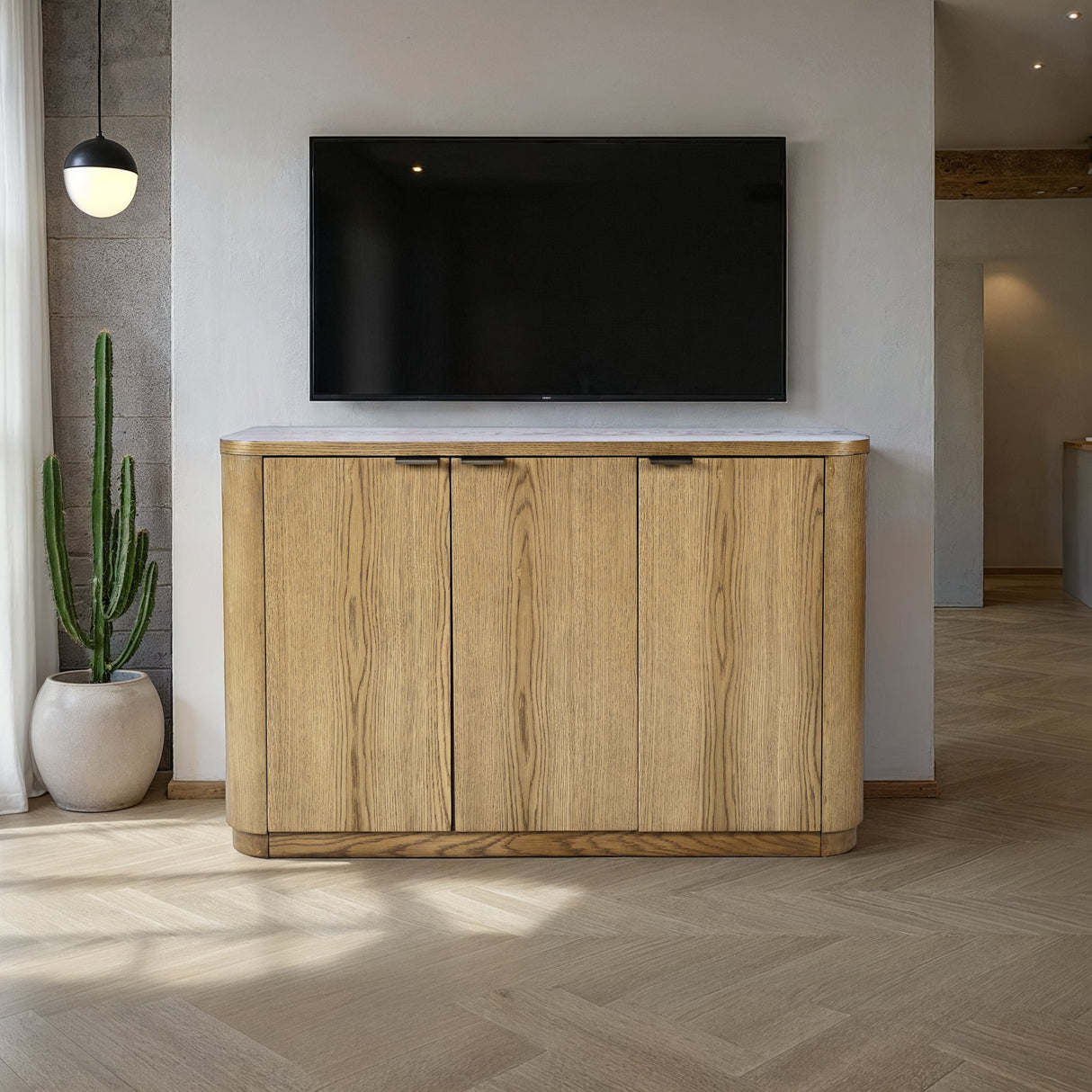 Janzen 50-68" Media Console Table