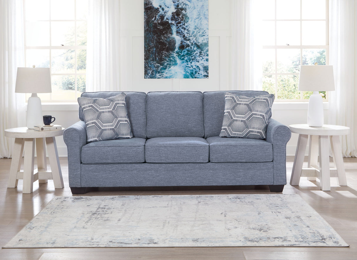 Carissa Manor - Queen Sofa Sleeper - Denim
