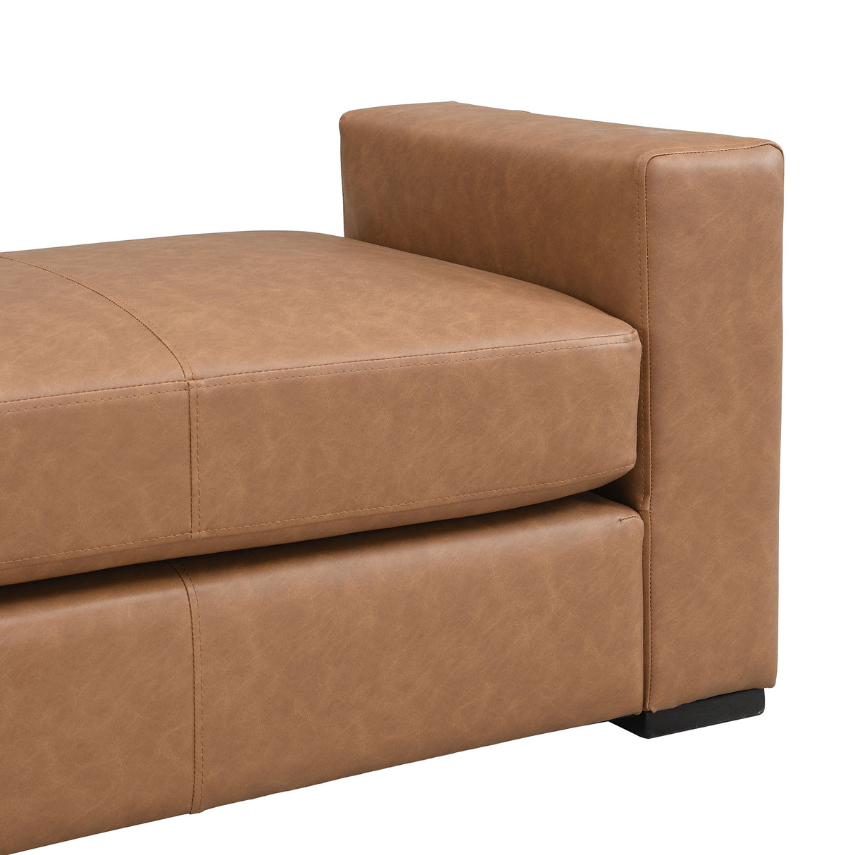 Ottoman With Unique Armrest Design For Living Spaces
