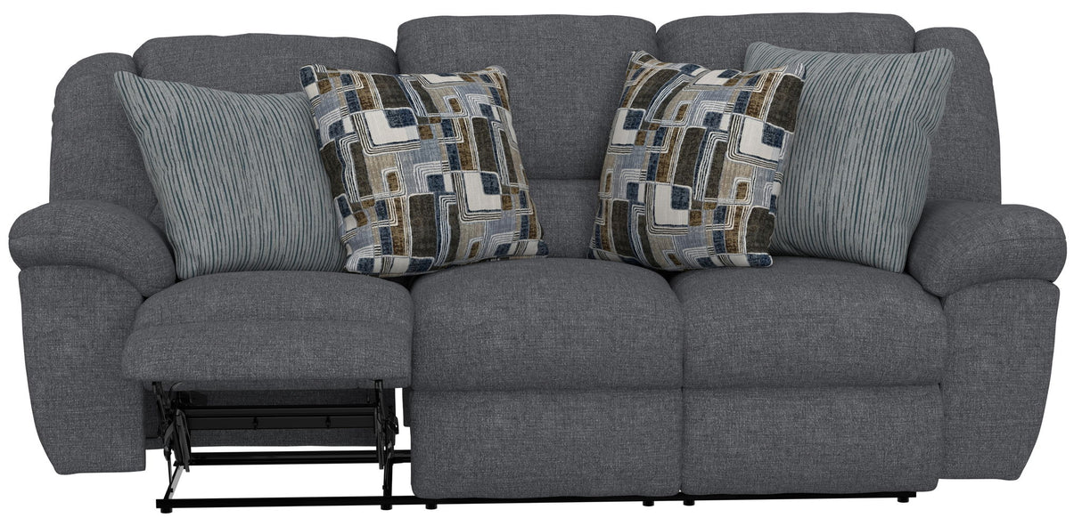 Trifecta - Sofa With 3 Recliners and Drop Down Table