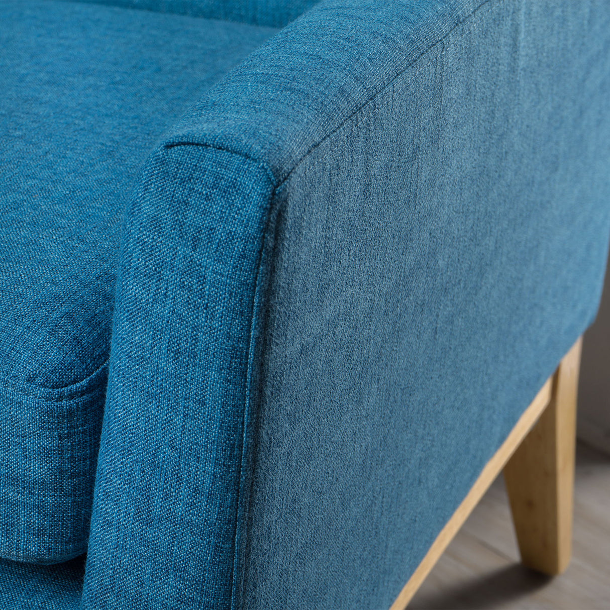 Modern Accent Chair With Padded Cushion Seat