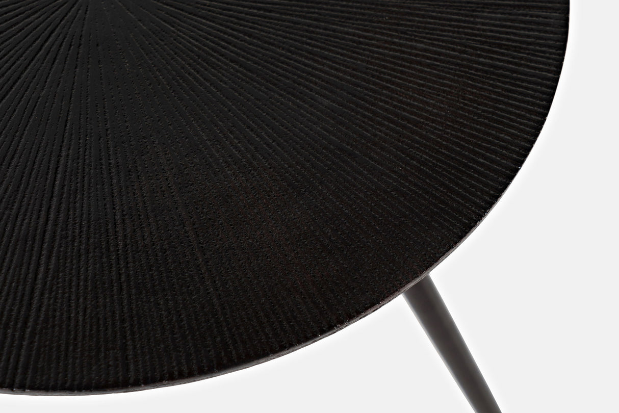 Global Archive - Carly Accent Tables - Black And Brass And Copper