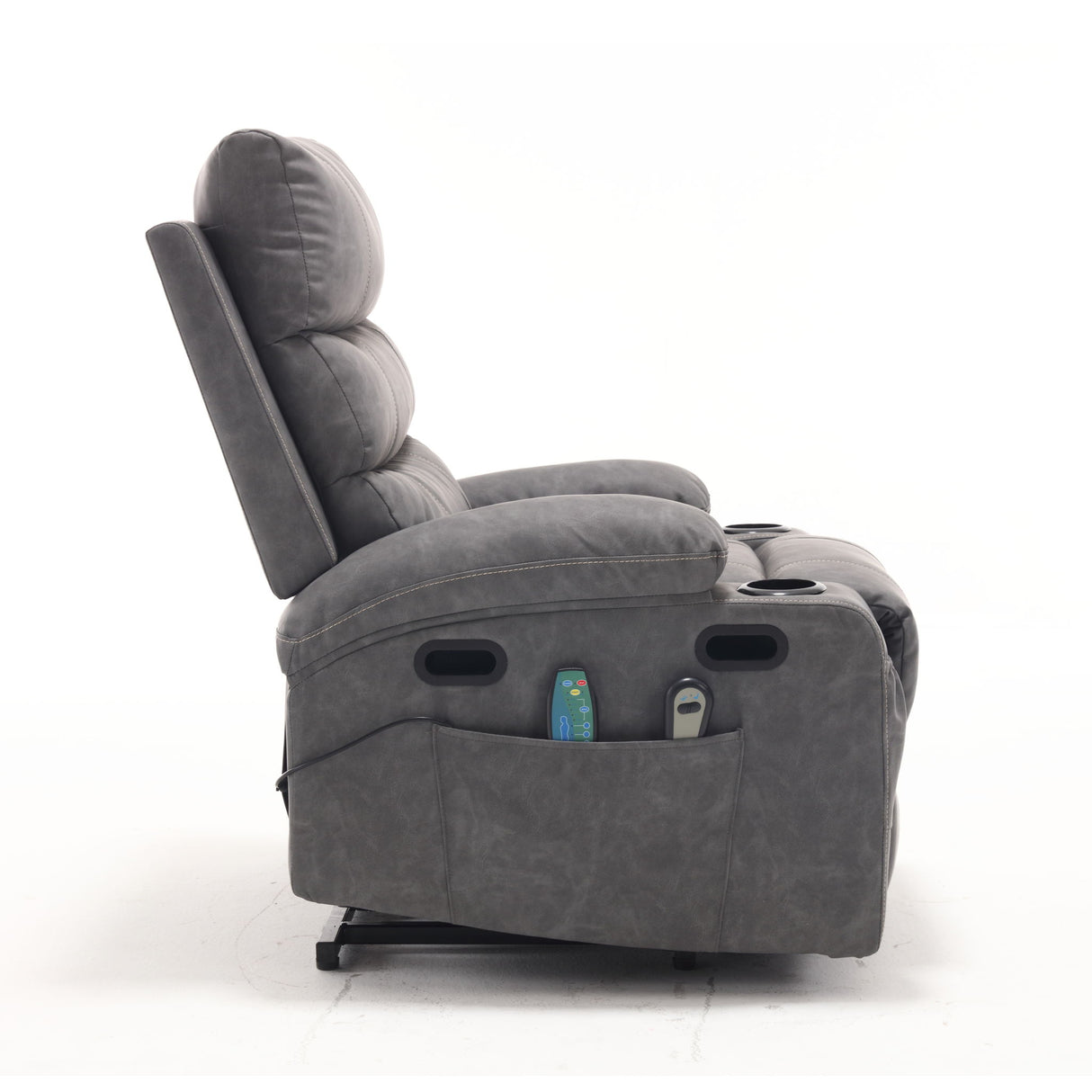 Cozy Electric Power Lift Recliner Chair Sofa For Elderly With Vibration Massage And Lumbar Heat