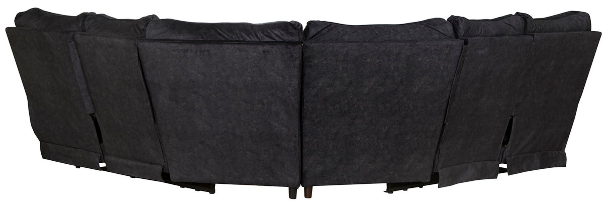 Shane - 2 Piece Reclining Sectional - Smoke