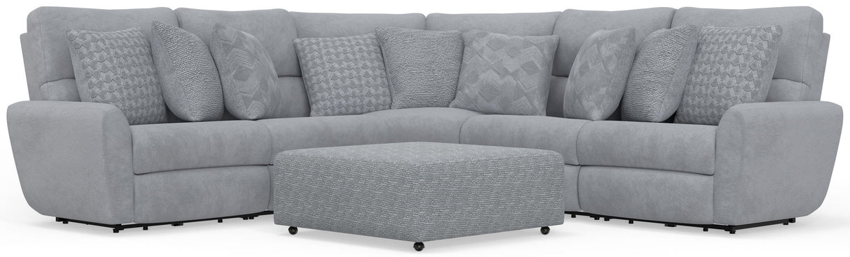 Majesty - Deep Seating Power Reclining Sectional And Ottoman